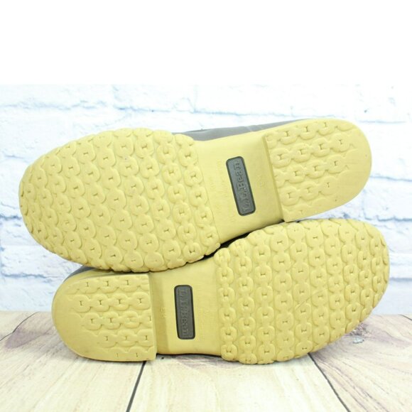 LL Bean Brown Leather 8" Lace Up Round Toe Unlined Ankle Duck Boots Size 9 M - Picture 10 of 10